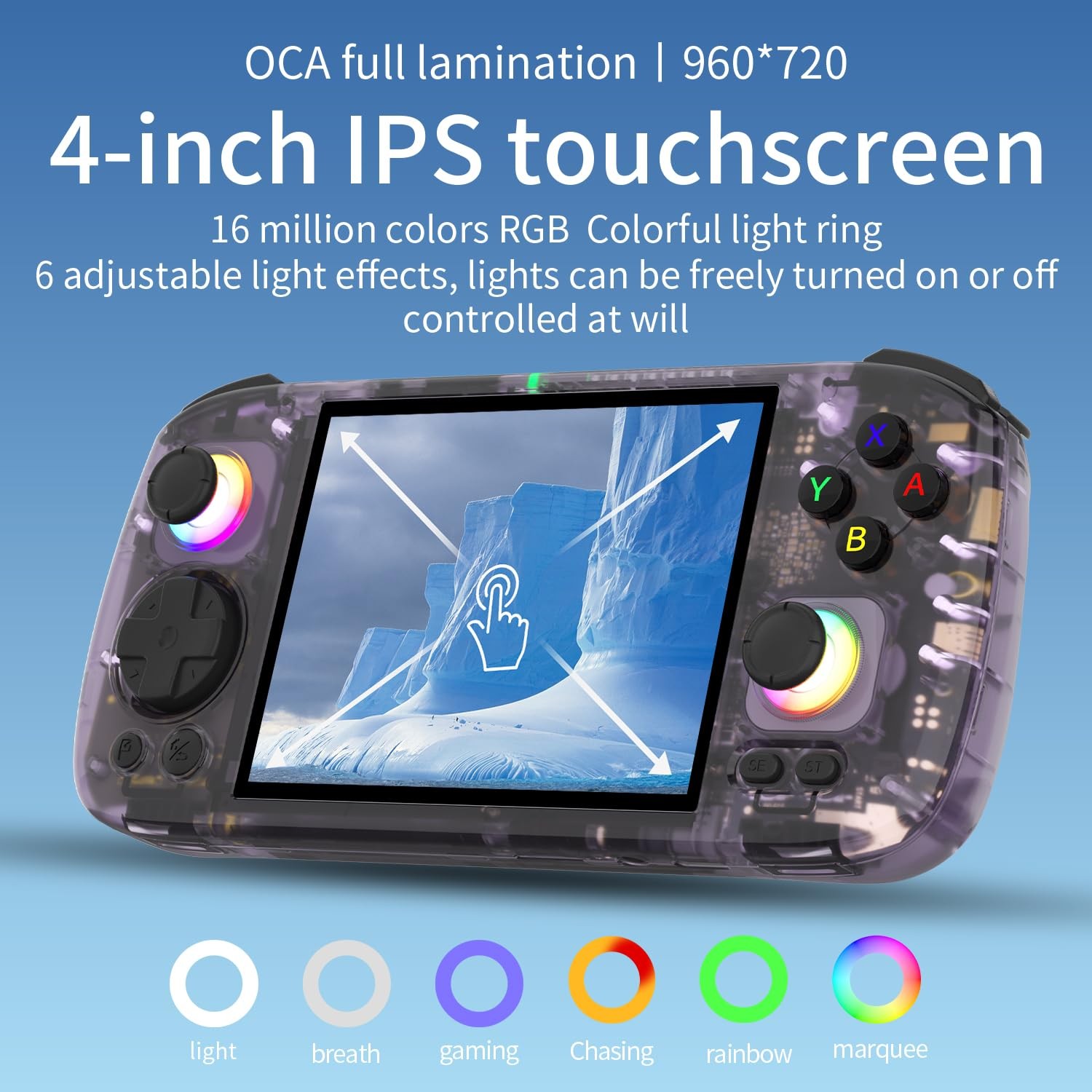 RG 406H Retro Handheld Game Console 4” IPS Screen Android 13 System Built-in…