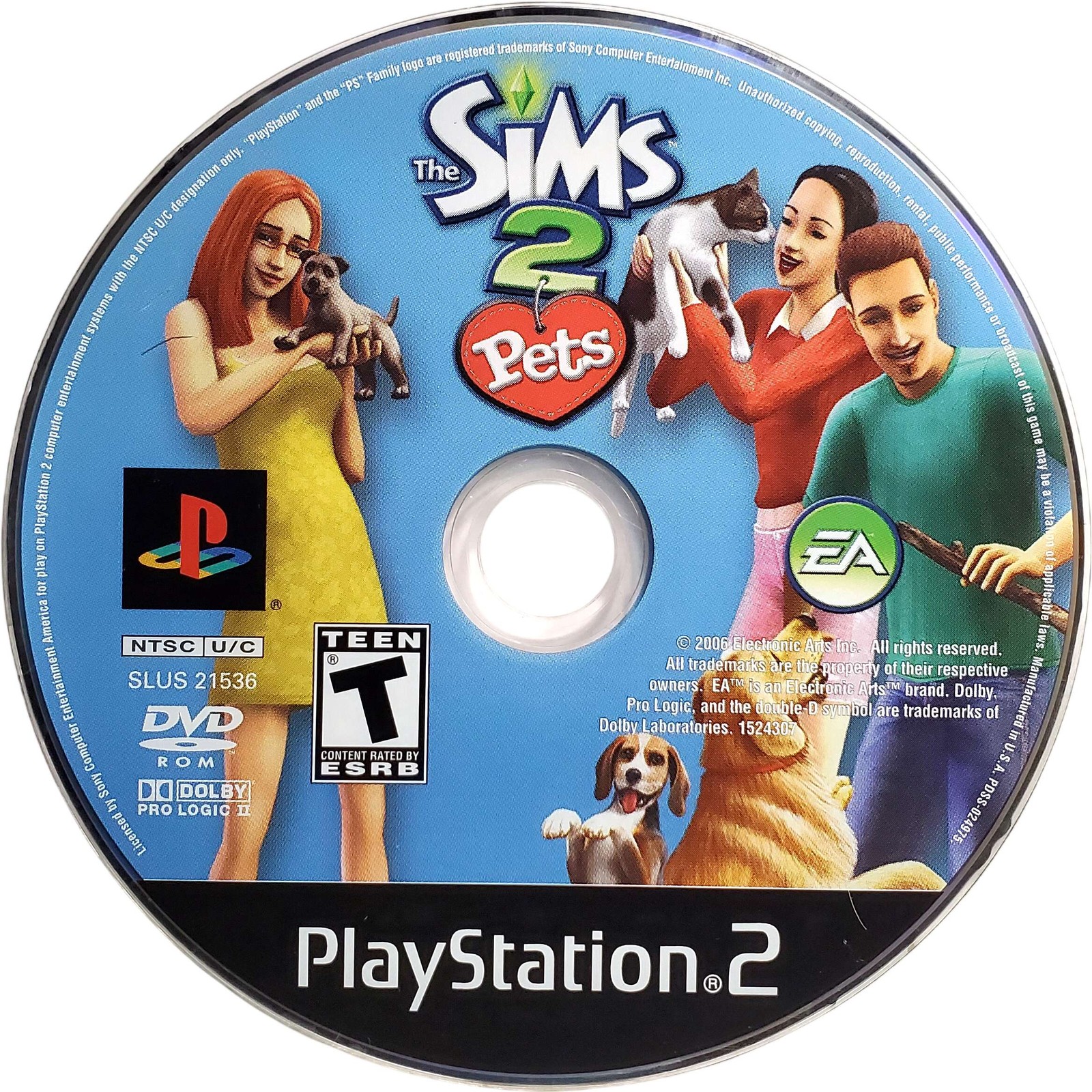 Scratch-Free – The Sims 2 Pets – Sony Playstation 2 Pristine Tested Authentic