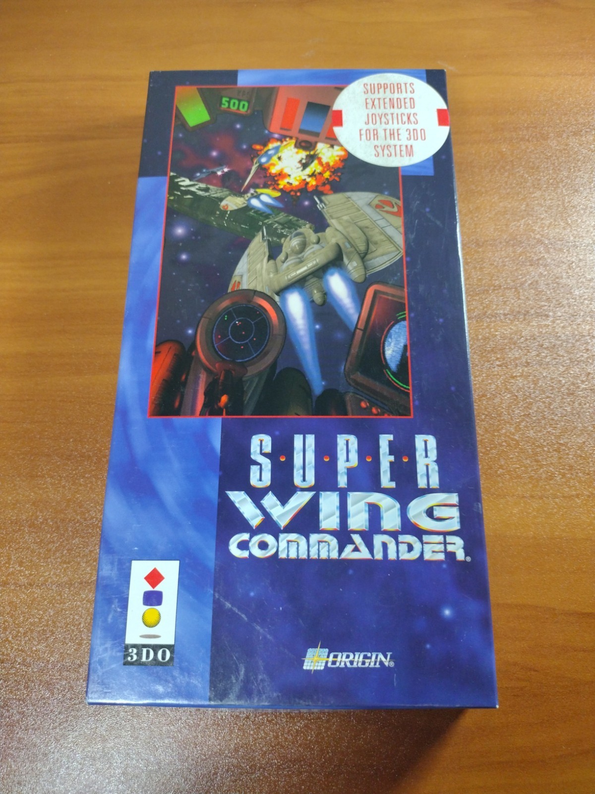 Super Wing Commander (3DO, 1994) Long Box + Manual & Jewel Case (No Disc) NM Box