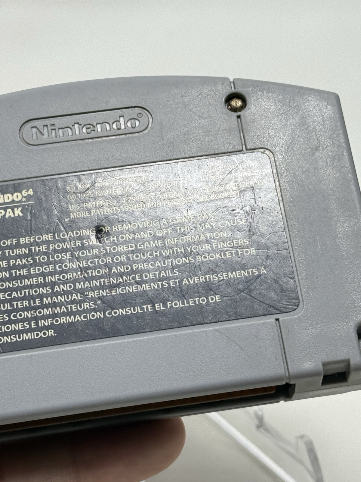 Dr. Mario N64 Nintendo 64 Authentic Game Cartridge Cleaned Retro Super Fun Kids