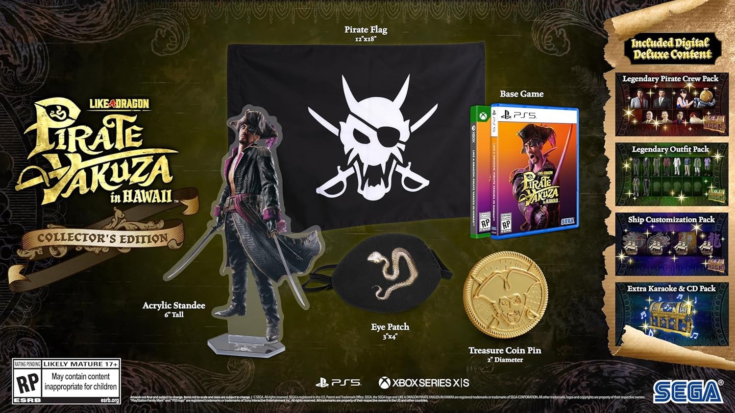 Like a Dragon: Pirate Yakuza in Hawaii Collector’s Edition – PS5 – New Sealed