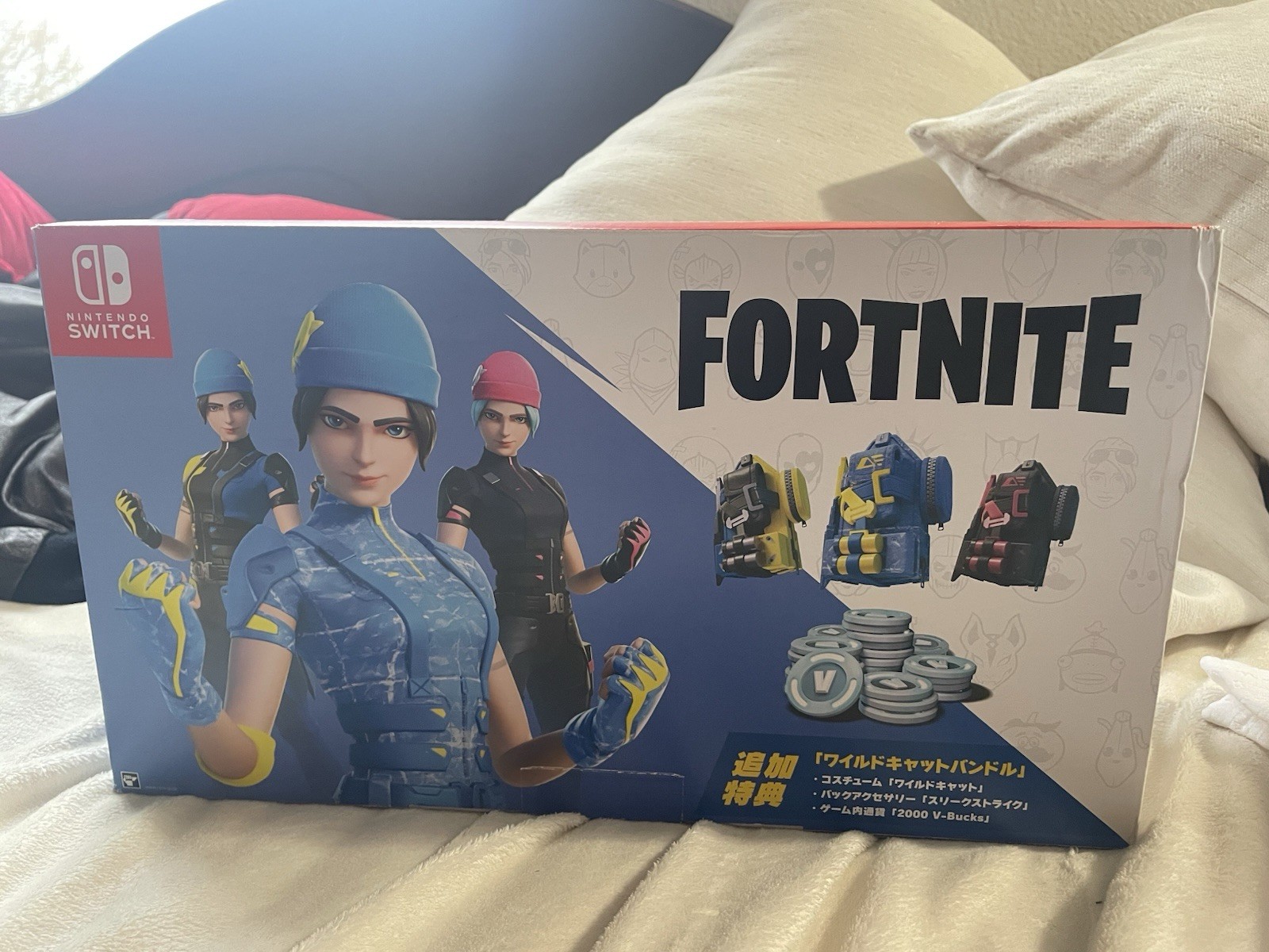 Nintendo Switch Fortnite Wildcat Bundle Edition Complete Set with Box Jpn Region