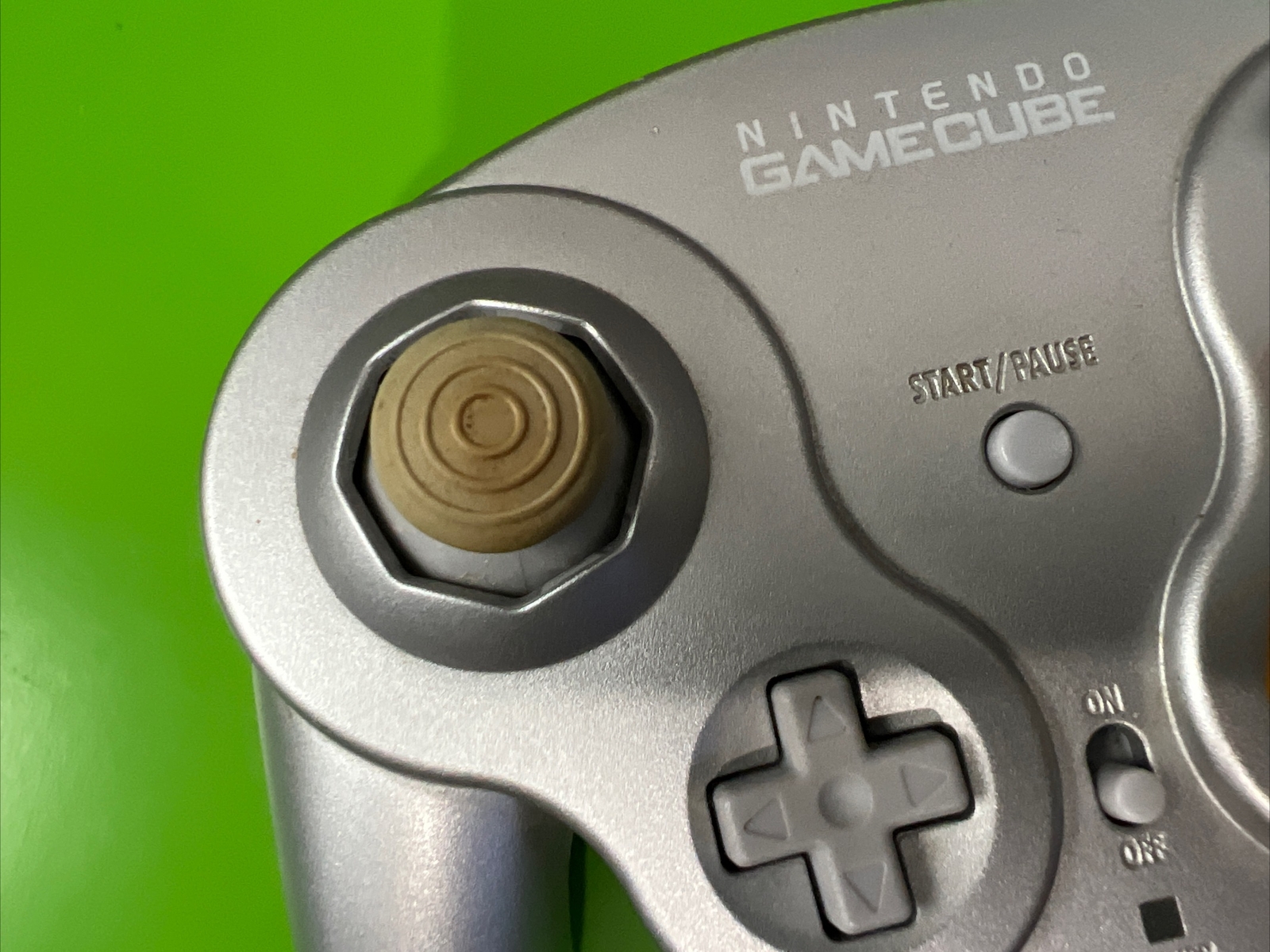 Nintendo Gamecube Wavebird Wireless Controller – Platinum No Receiver