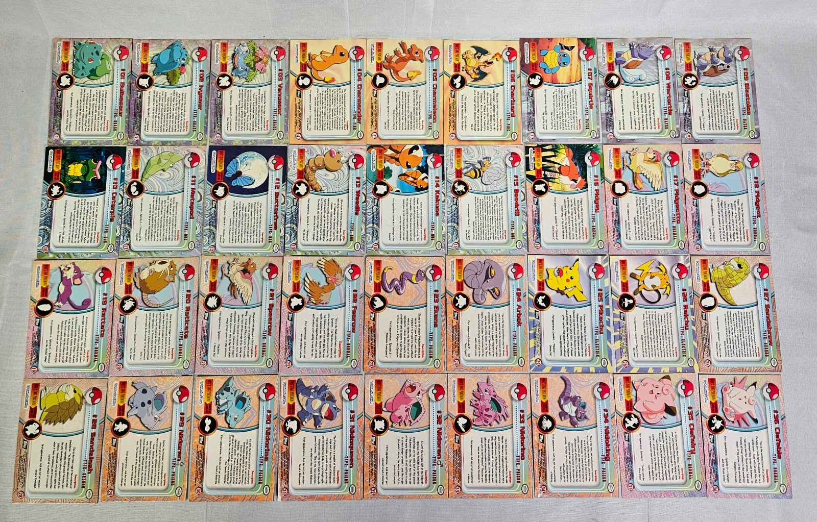 Topps Pokemon 151 Pokedex Set Mix Holo Non Holo INCOMPLETE READ DESC