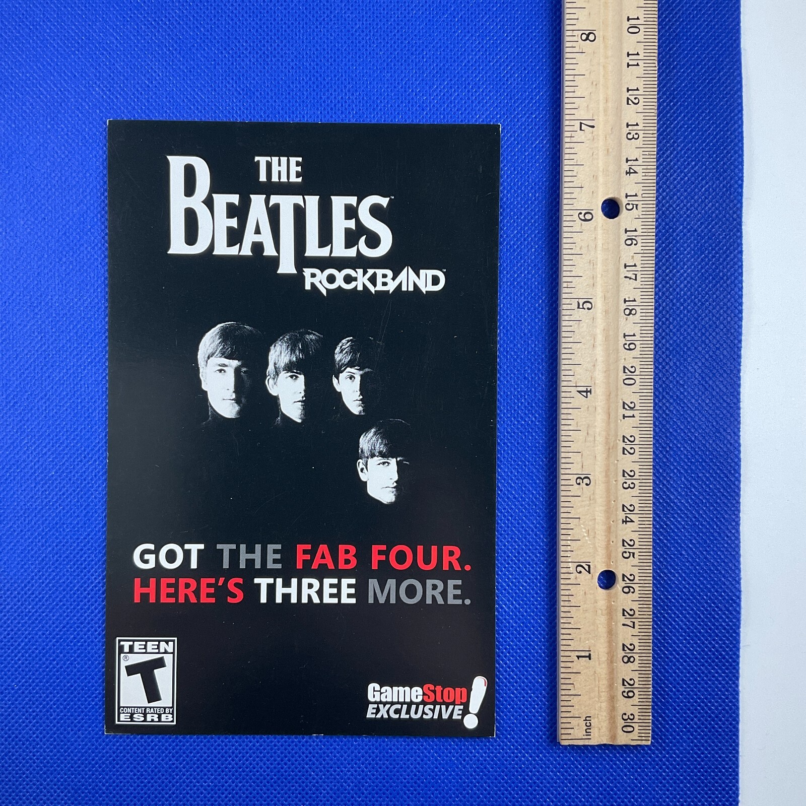BEATLES Rockband Promotional (Expired) Download Code Card 2009 Harmonix MTV