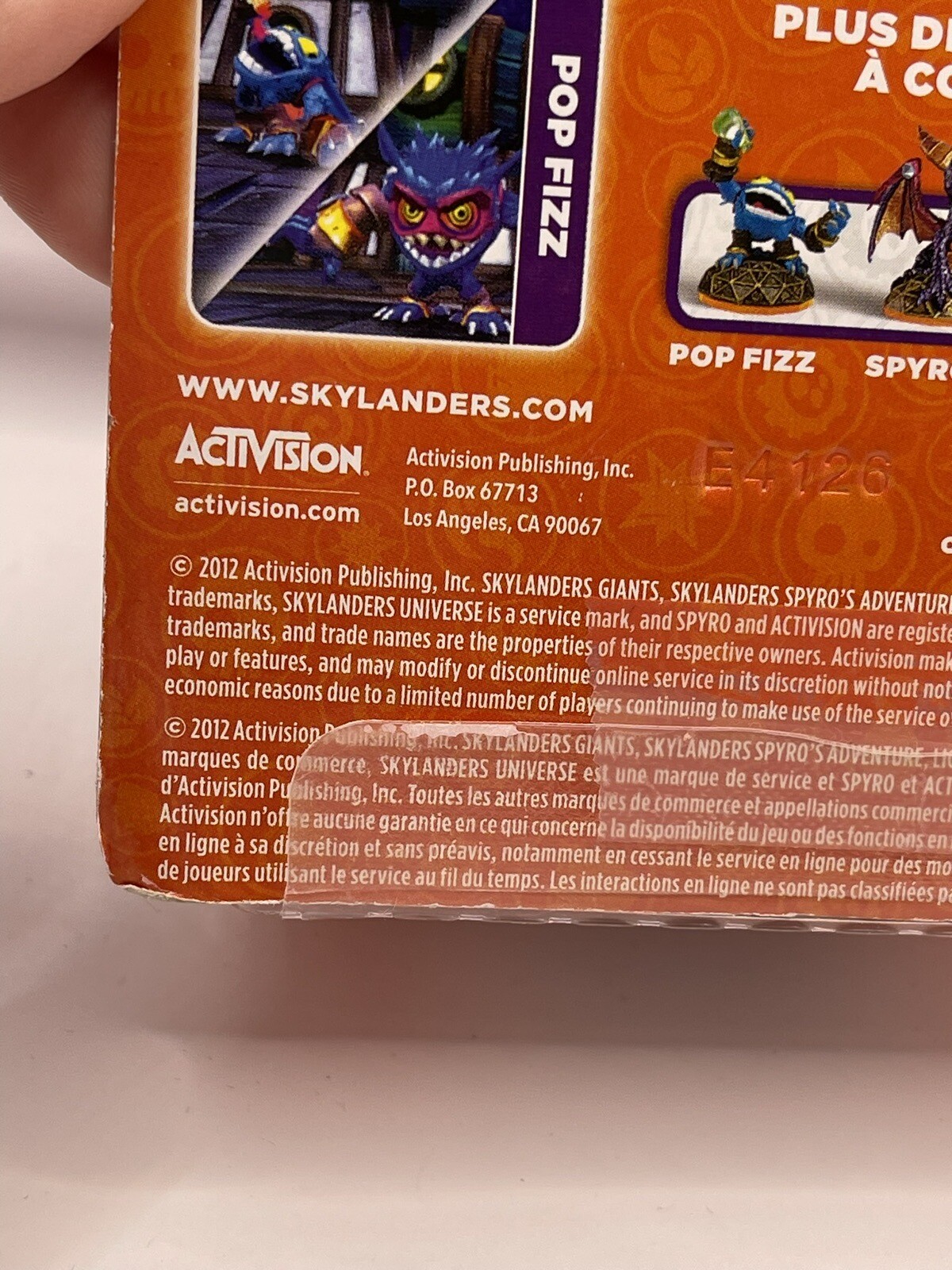 Micro Collection Skylanders Pop Fizz in Box