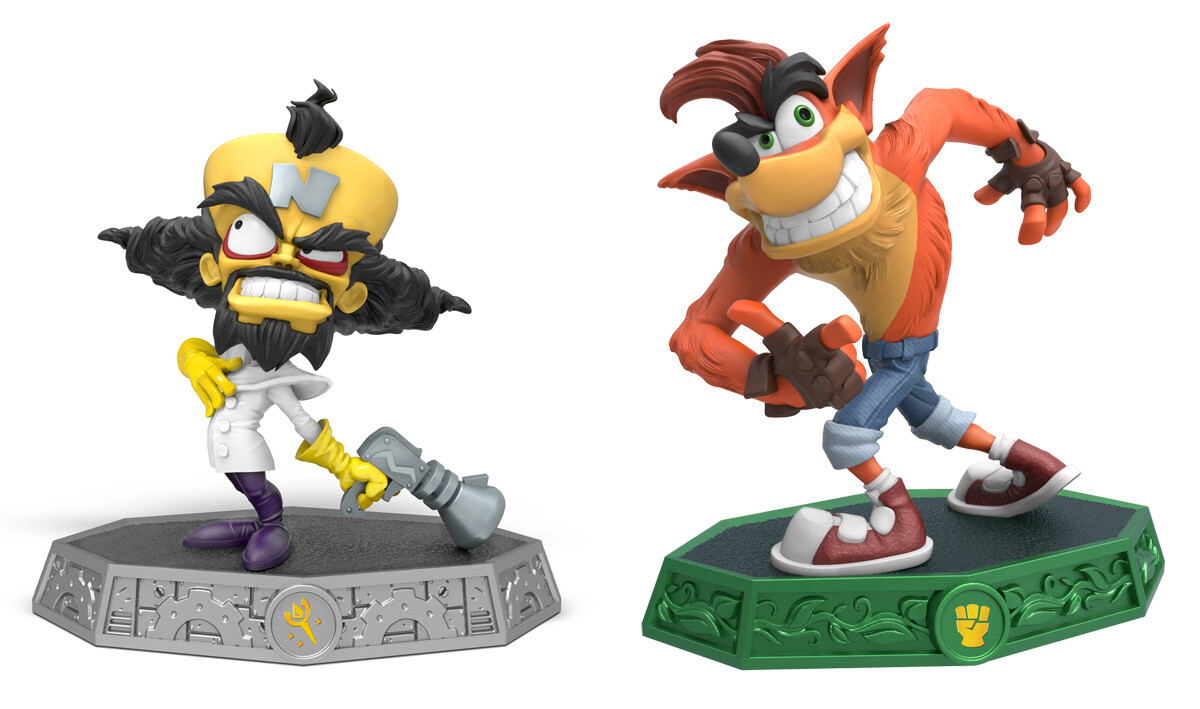 Skylanders Imaginators Crash Bandicoot & Neo Cortex Set Xbox One Switch PS4 Lot