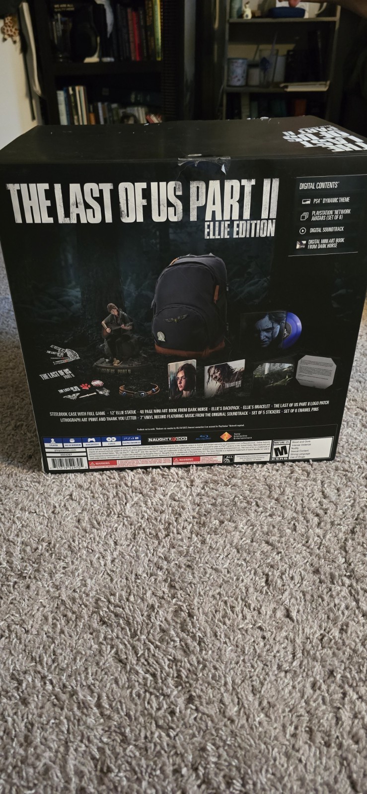 The Last of US Part II PS4 Collectors Edition Statue Set with Box