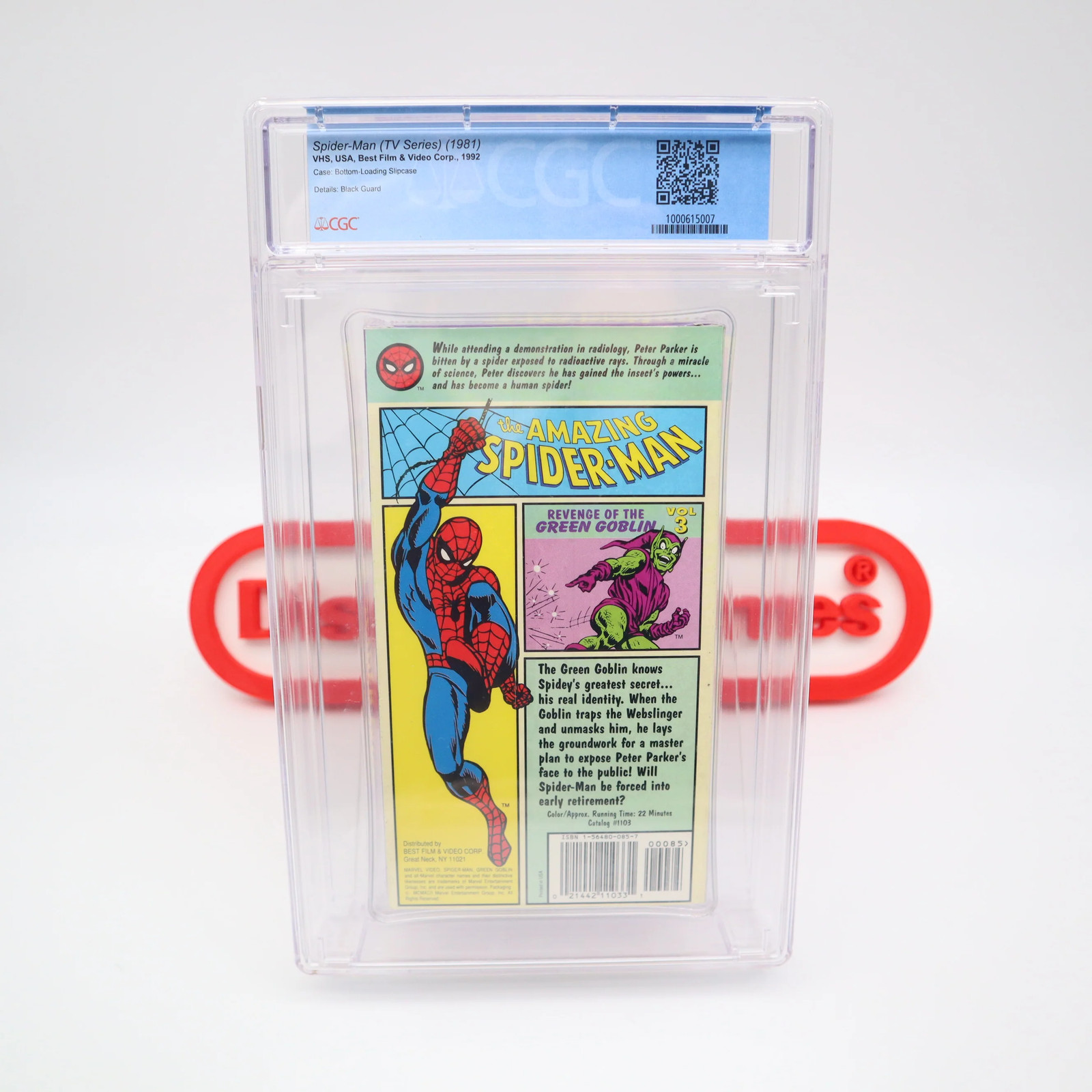 VHS AMAZING SPIDER-MAN: REVENGE OF GREEN GOBLIN -CGC GRADED 9.4 A+ NEW & Sealed!