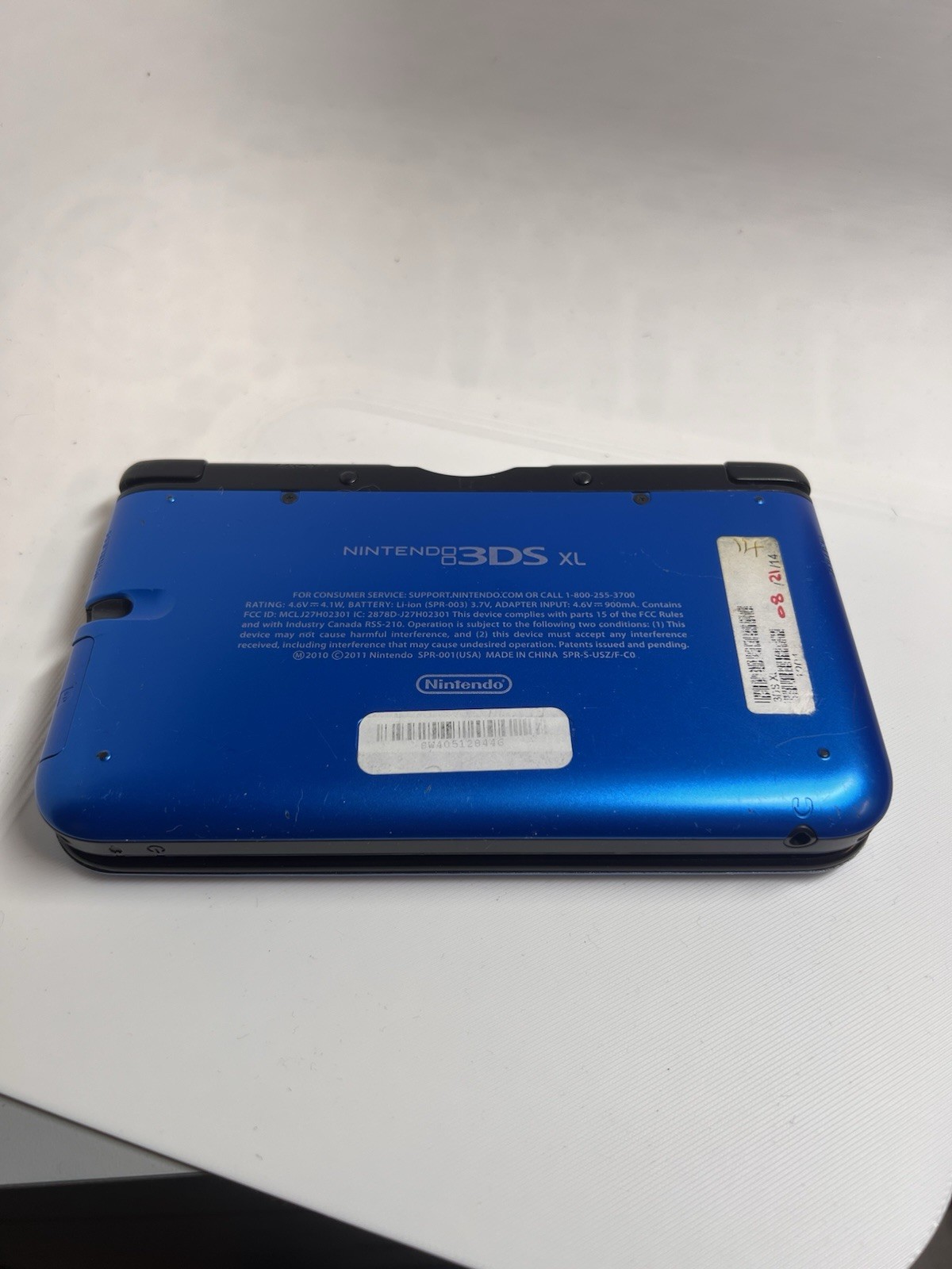 Nintendo 3DS XL Blue/Black w/ Stylus, Original Charger, 2GB Micro SD