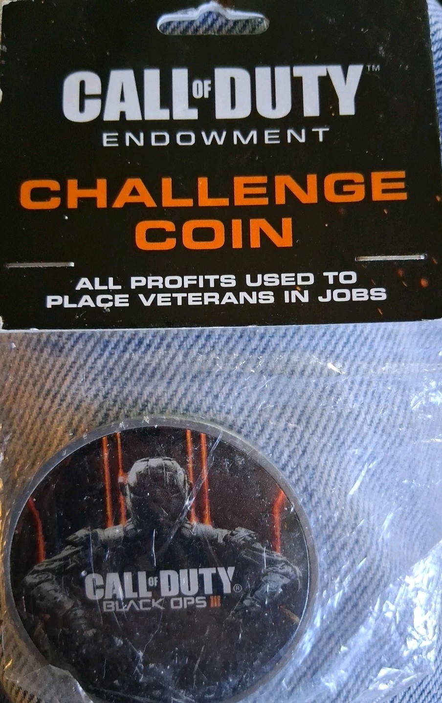 Call Of DUTY ENDOWMENT Challenge Coin Black Ops 3 New Sealed