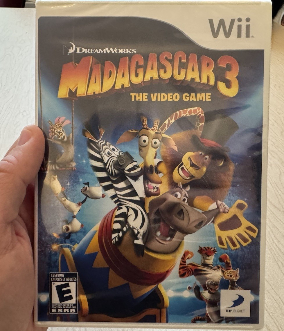 D3Publisher Madagascar 3 The Video Game 2-Player Nintendo Wii E NTSC-U/C 2012