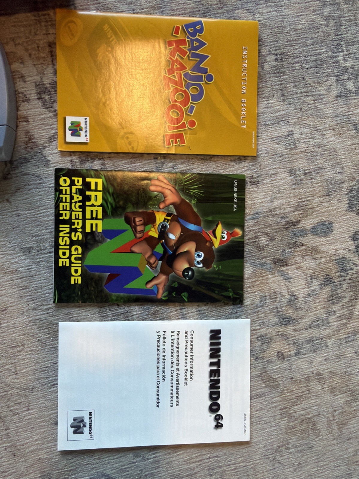 Banjo-Kazooie Nintendo 64 CIB Complete Box Manual N64 Rareware Original 1998