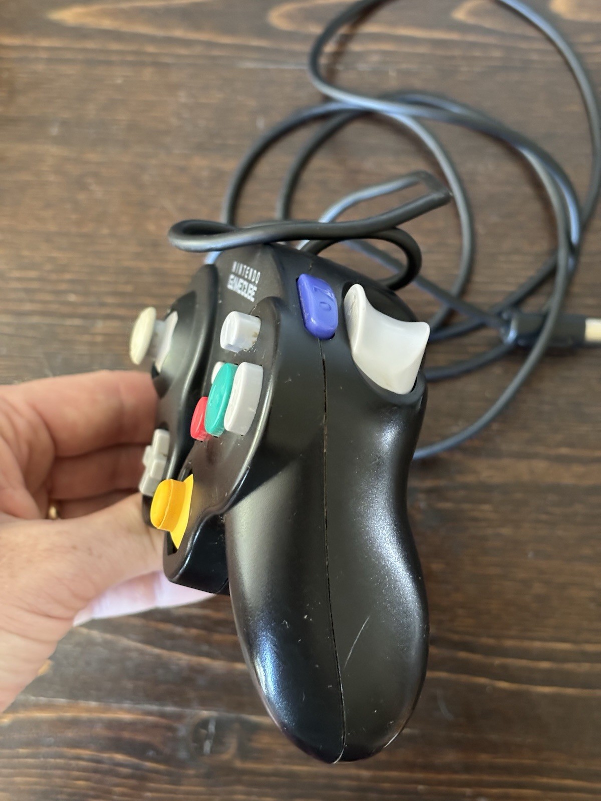Nintendo Gamecube Wired Controller (Black) – Authentic | OEM