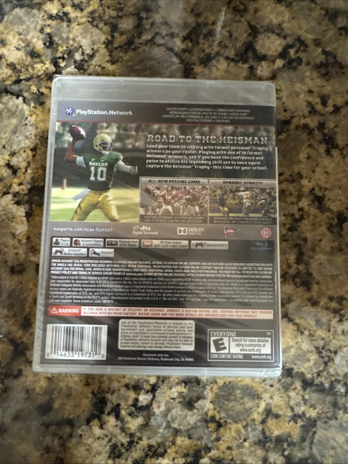 NCAA Football 13 (Sony PlayStation 3, 2012) New/Sealed