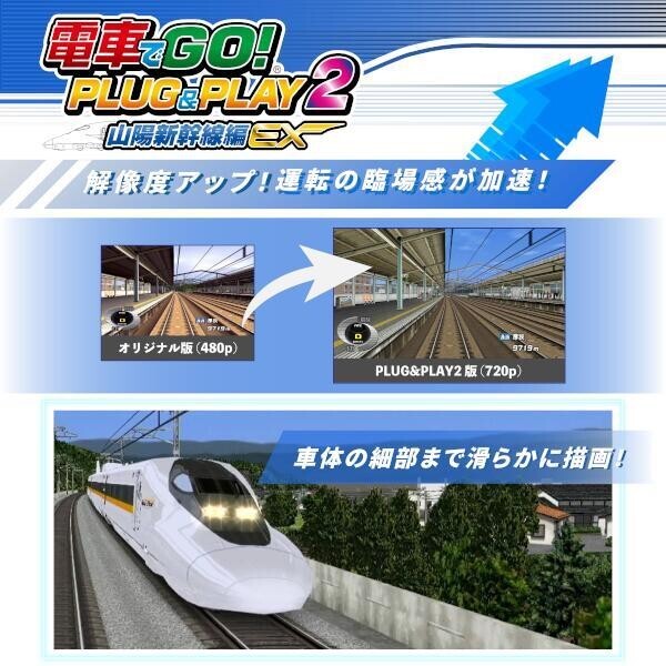 Densha de Go PLUG & PLAY 2 Sanyo Shinkansen Edition EX Train Simulator Console
