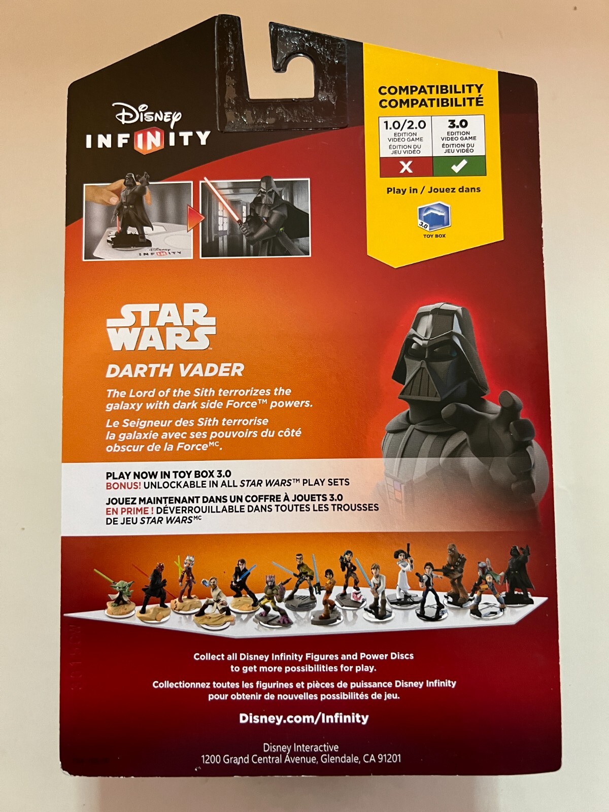 Star Wars DARTH VADER Character Figure for DISNEY INFINITY 3.0 Edition