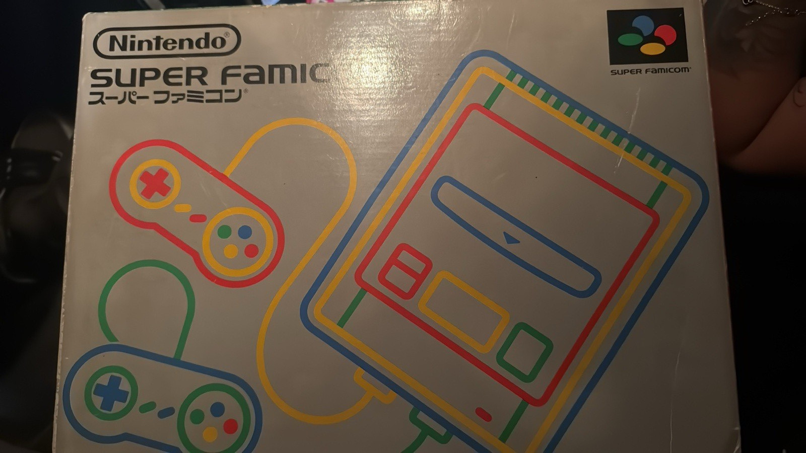 Nintendo Super Famicom SHVC-001 Console w/ Original Box Manuals & 2 Controllers