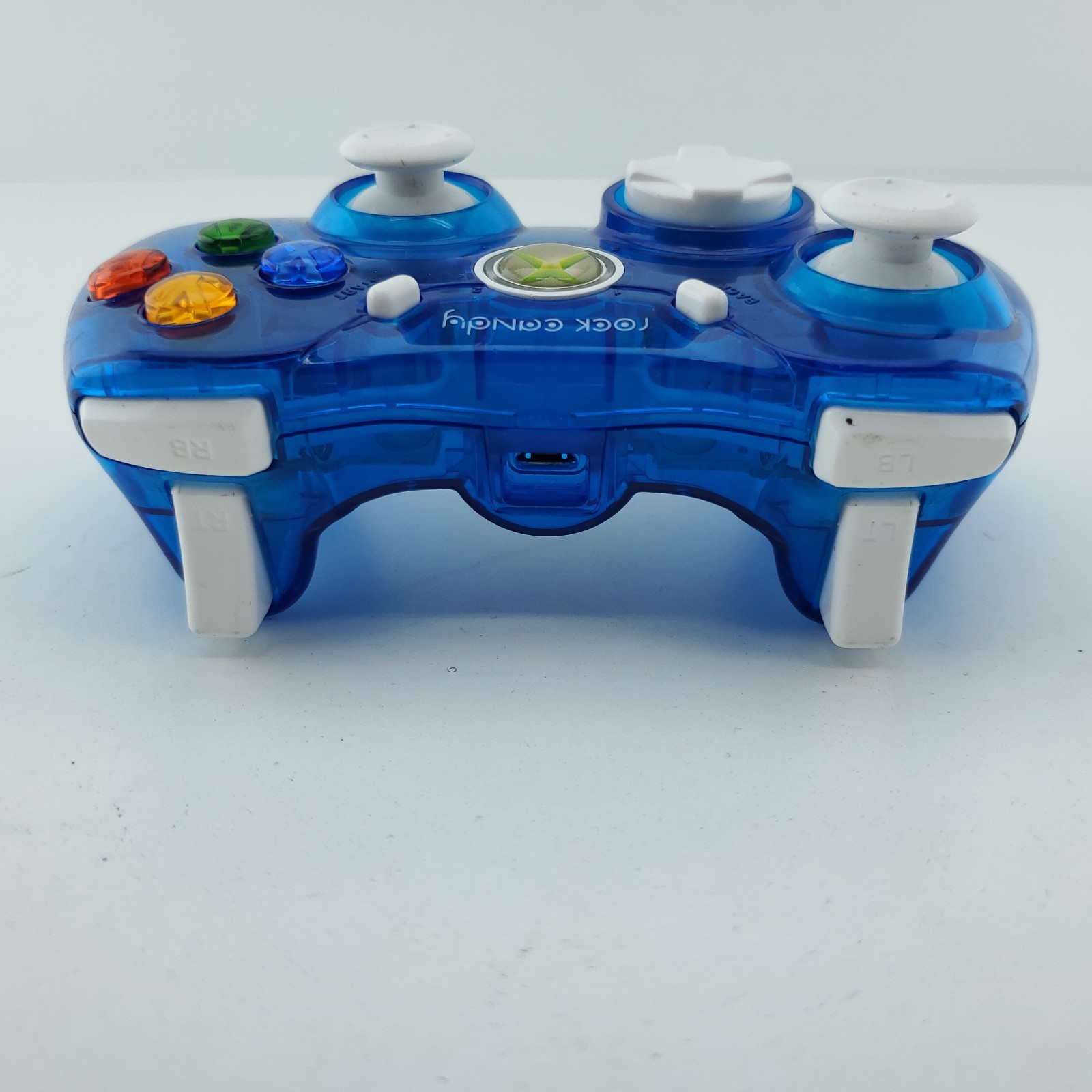 PDP 037-010-NA Rock Candy Wired Controller Blue For Xbox 360