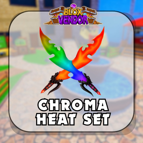 Murder Mystery 2 MM2 | Chroma Heat Set | Godly Knives and Guns