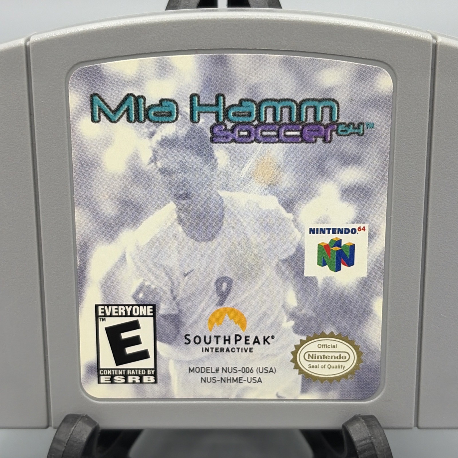 Mia Hamm Soccer Nintendo 64 N64 Authentic💯 Cleaned & Tested ✅ World Cup⚽️