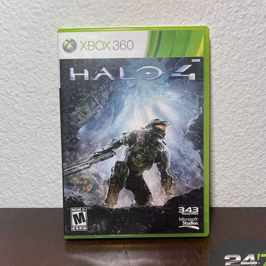 Microsoft Halo 4 Xbox 360 Complete w/ Disc & Case Multiplayer M GUARANTEED
