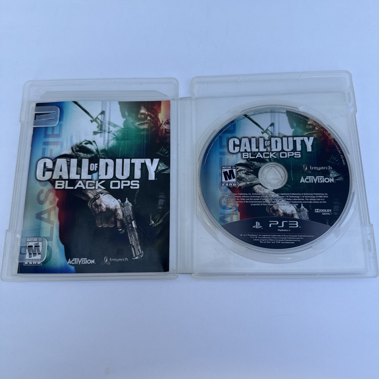 CIB PS3 Lot of 2 Call of Duty 4 Modern Warfare & COD: Black Ops w/ Manuals