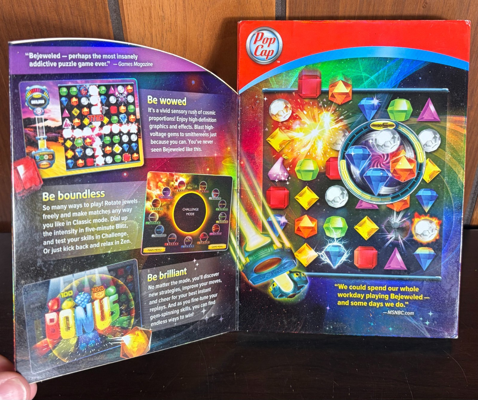 Bejeweled Twist PopCap Puzzle Game (2008 PC CD-ROM Windows) & Bejeweled 2 Games