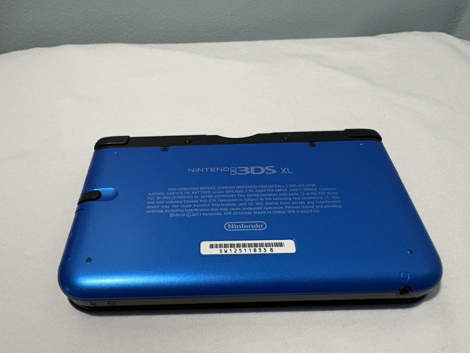 Nintendo 3DS XL Light Blue– Tested & Working With Charger And Stylus