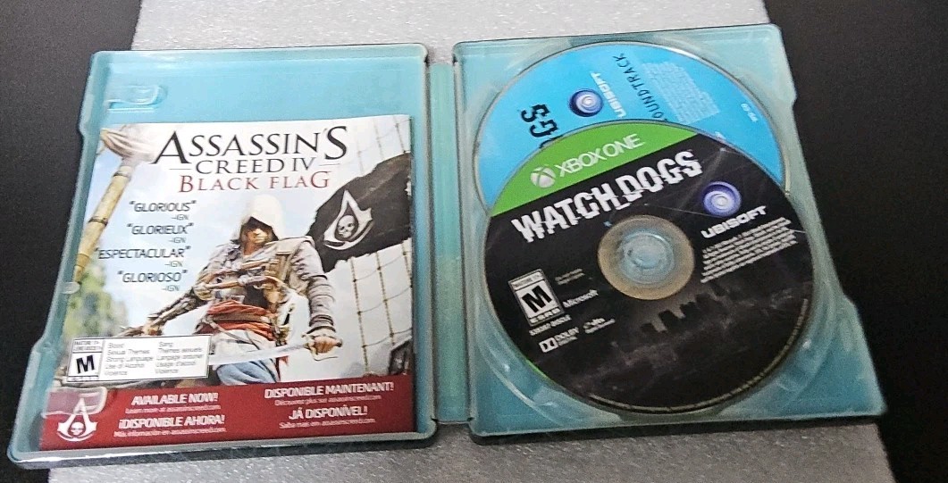 Watch Dogs (Microsoft Xbox One) – 2 Discs Steelbook Edition – Complete – CIB