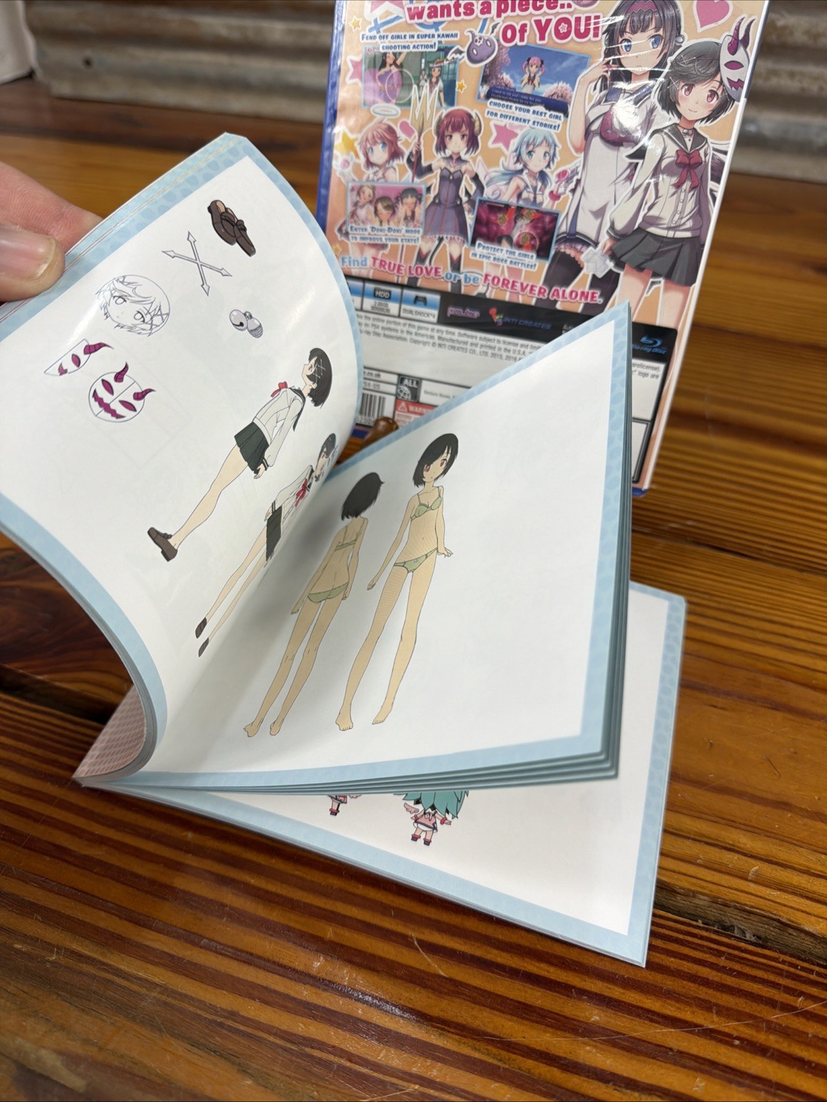 Gal Gun Double Peace Playstation 4 PS4 W/Art Booklet New Factory Sealed