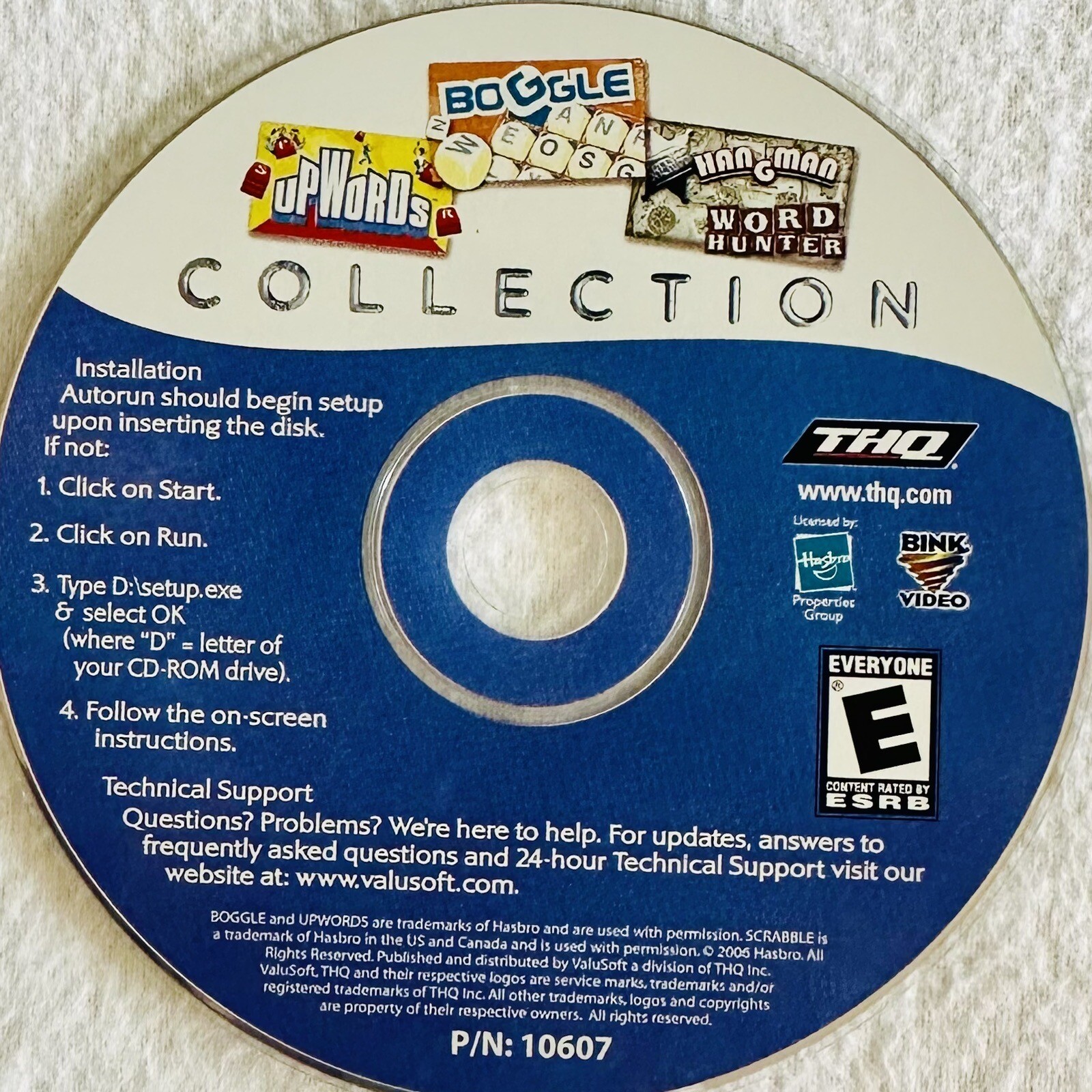 Upwords, Boggle, & Hangman (PC, 2006) Game