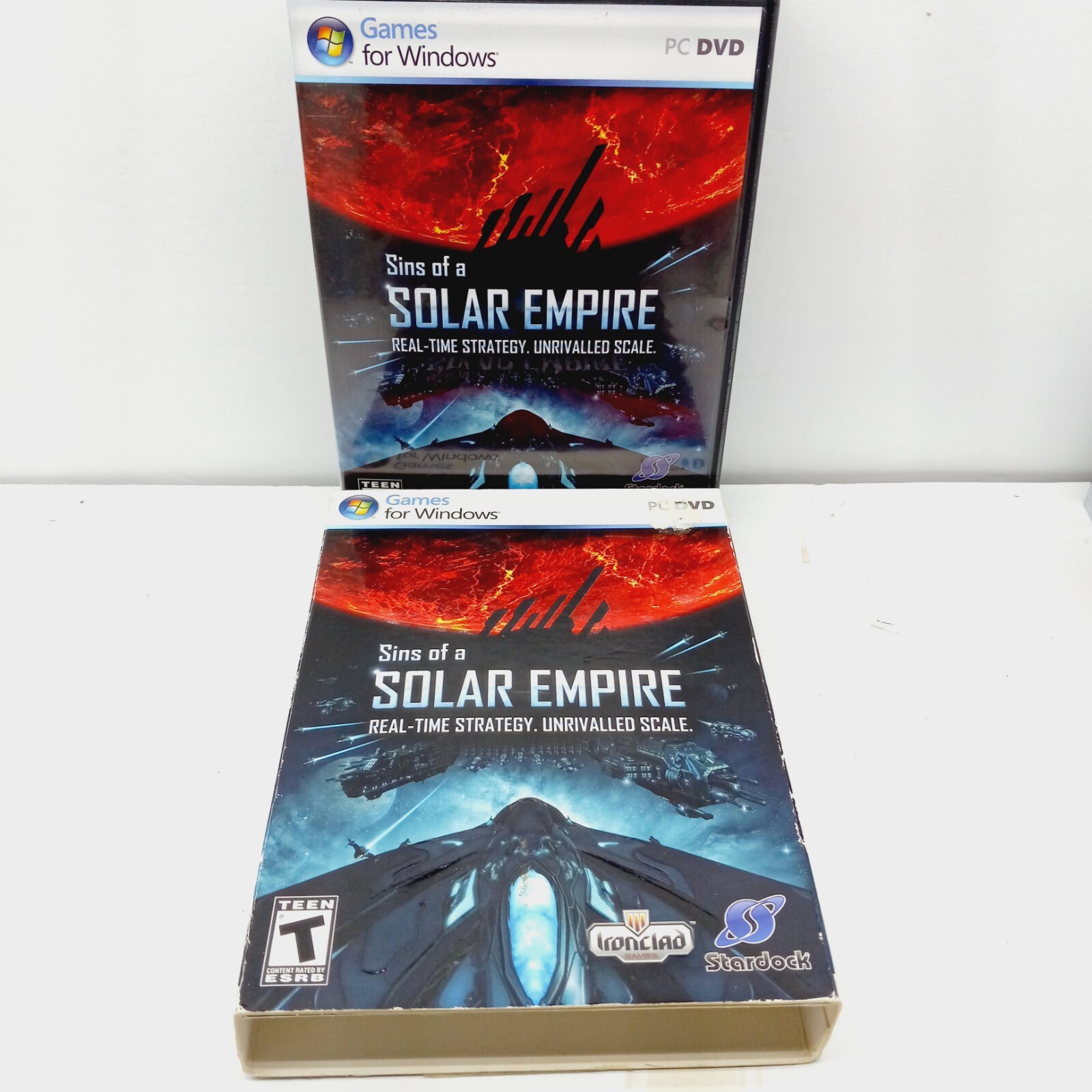 Sins Of A Solar Empire (PC Game 2008) W/Original Booklet And Cardboard Sleeve