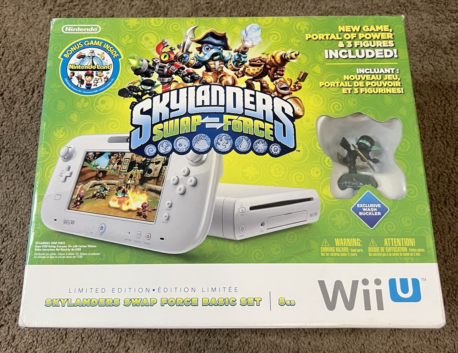 Nintendo WiiU Wii U Skylanders Limited Edition Console Bundle White New in Box