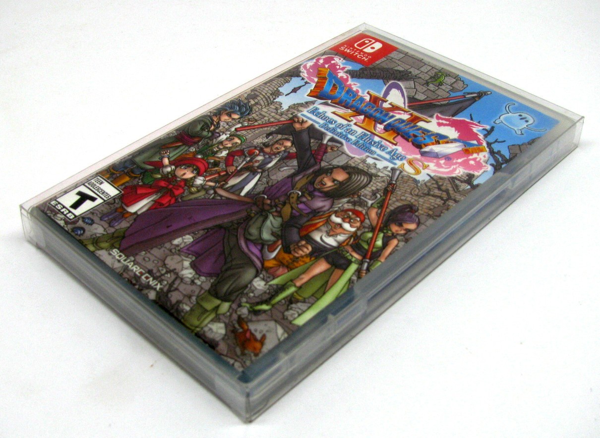 50x NINTENDO SWITCH PLASTIC & STEELBOOK GAMES – CLEAR PROTECTIVE BOX PROTECTOR