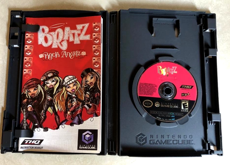 Bratz Rock Angels (Nintendo GameCube, 2005) in Original Box Complete Tested
