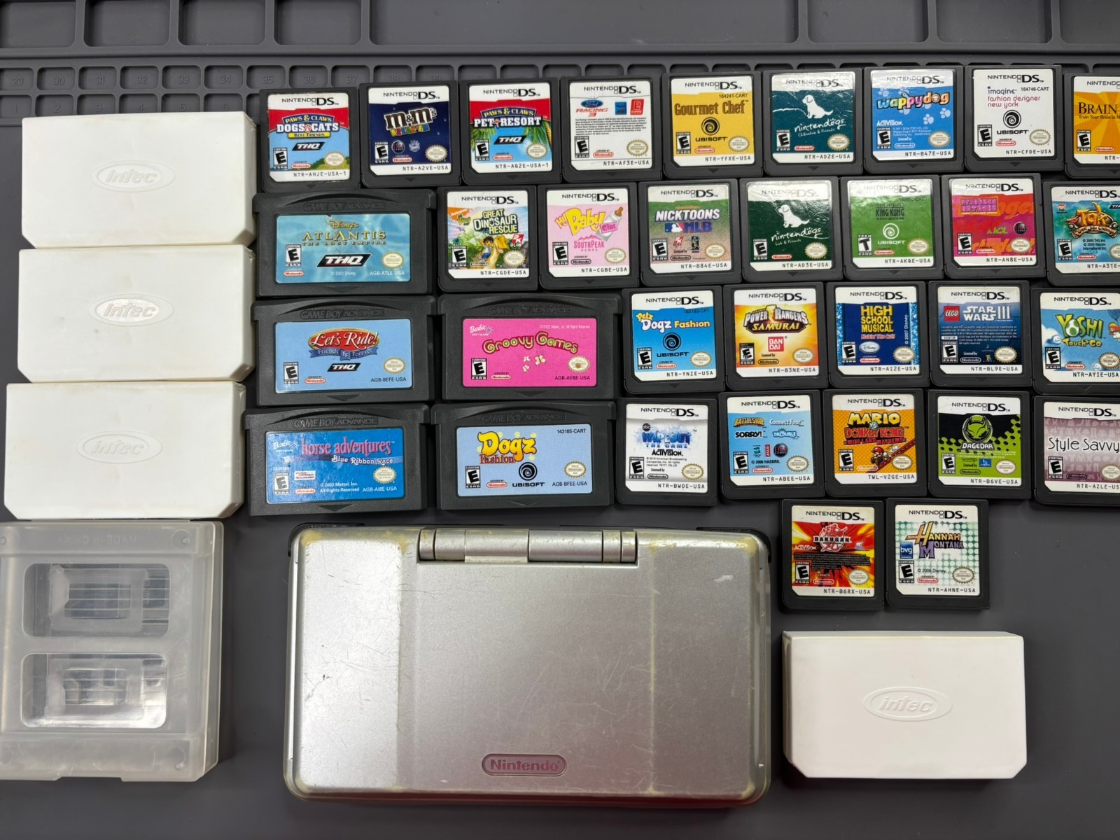 Original DS (FAT) 33 Game Bundle and Console
