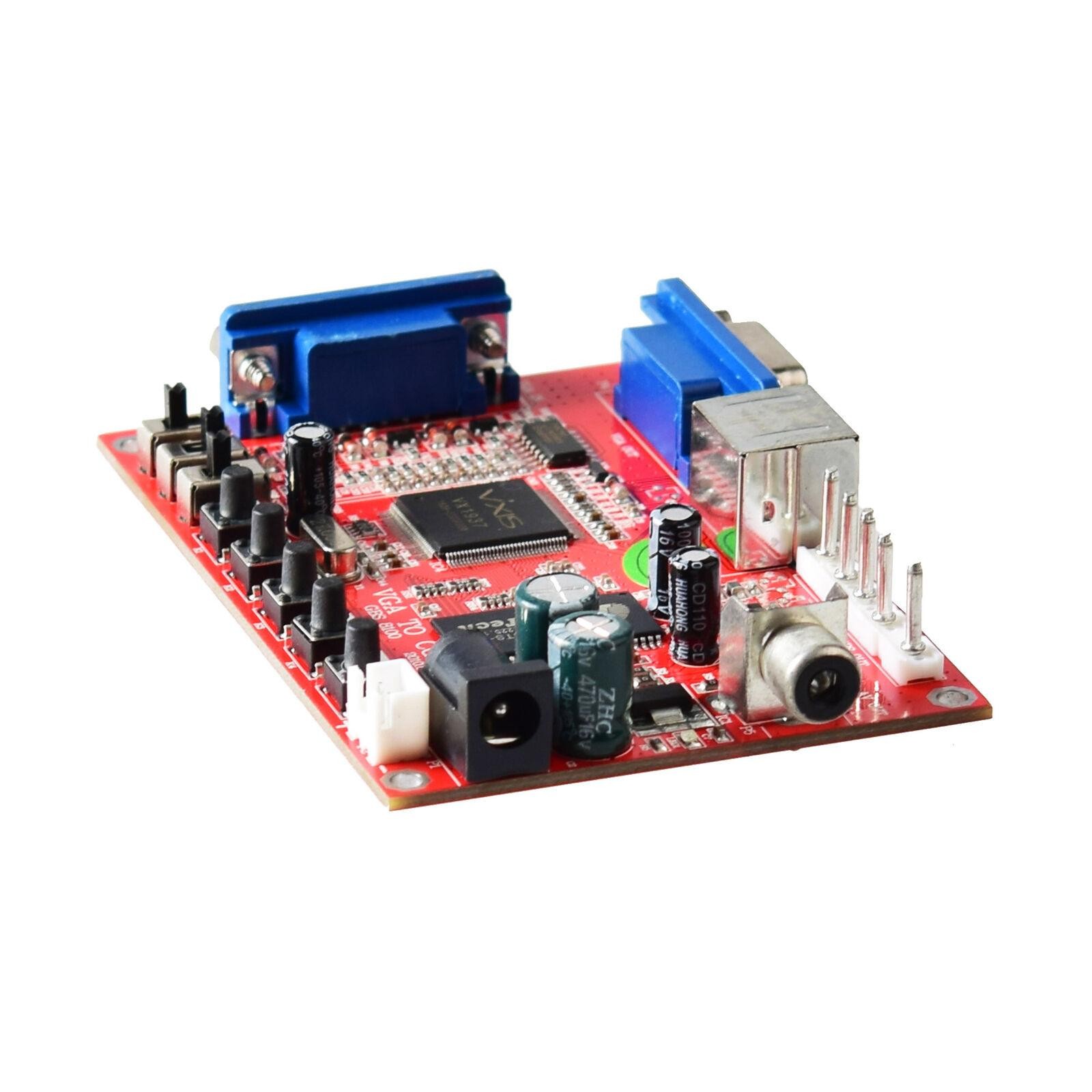 DC 5V/2A Arcade Game VGA to CGA RGBS/CVBS/S-VIDEO Video Converter Board GBS-8100