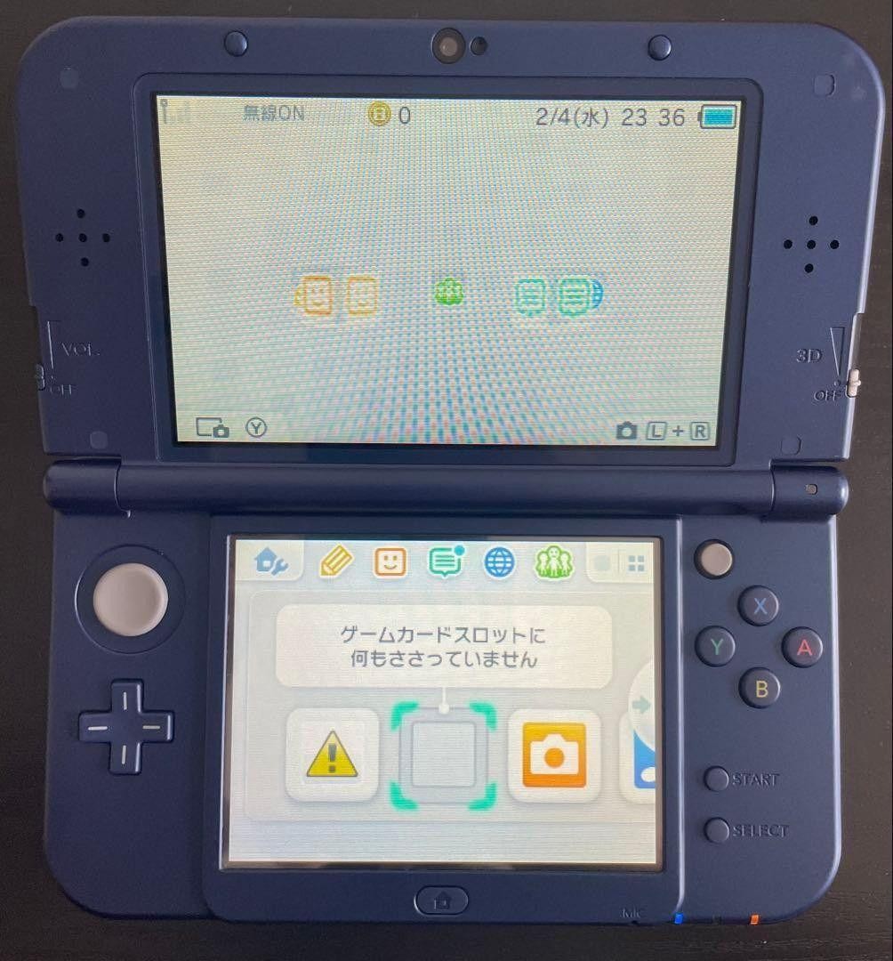 [Dual IPS] NEW Nintendo 3DS LL XL Metallic BLUE Game Console From JP