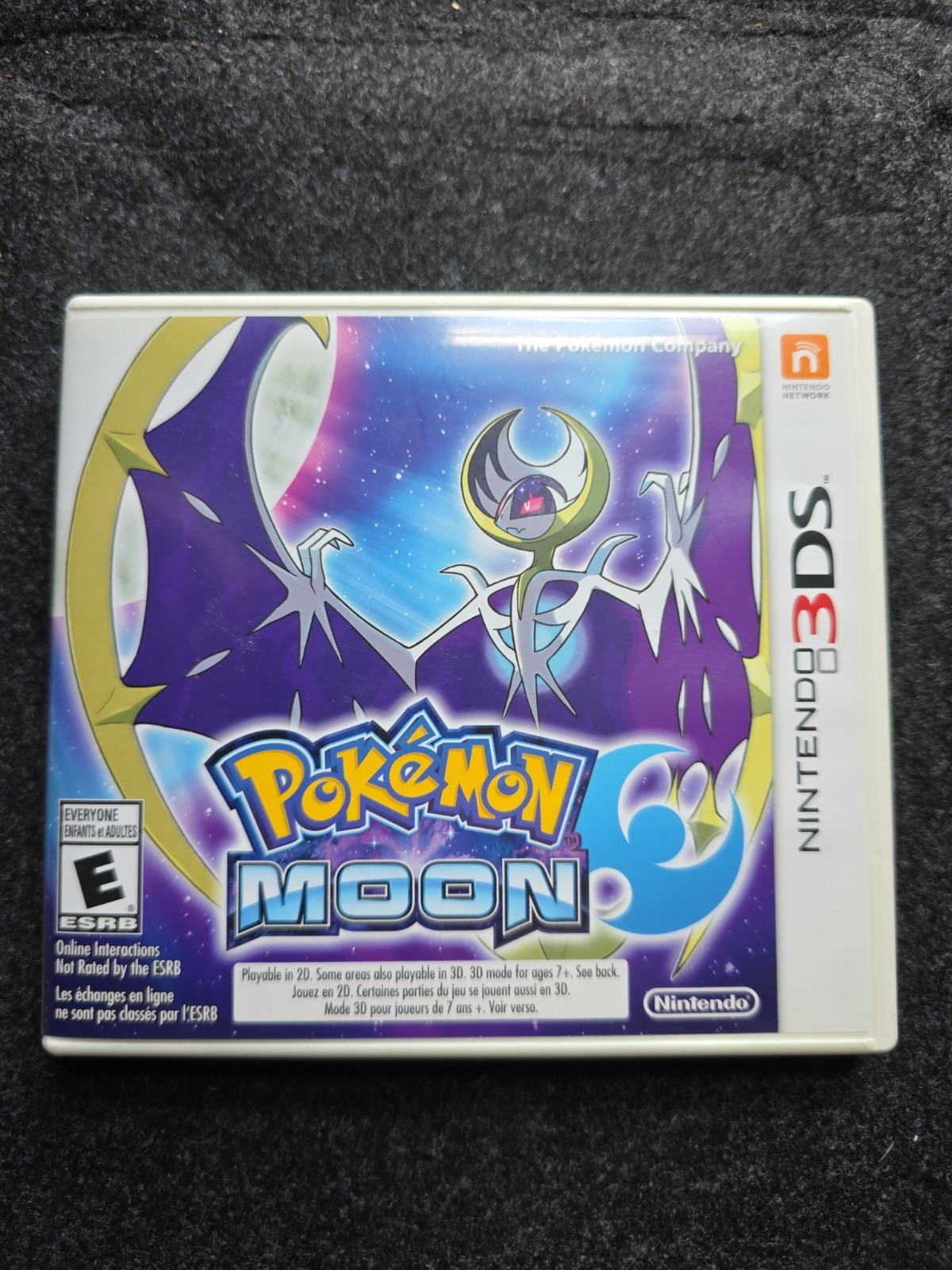 Pokémon Moon (Nintendo 3DS, 2016) – NTSC – with Case – Authentic