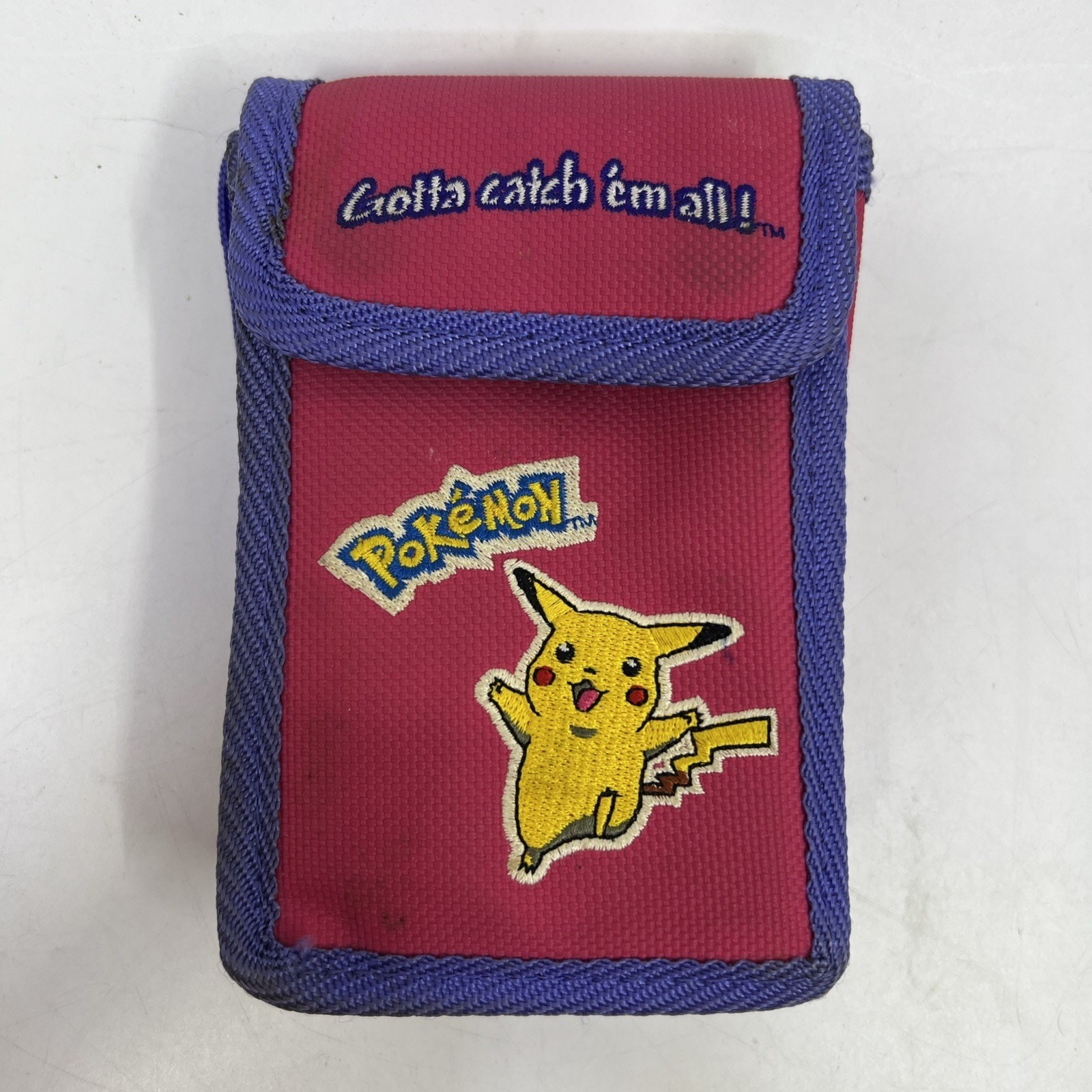 Vintage Pokémon Official Pikachu Nintendo GAMEBOY Color Carrying Case Pink