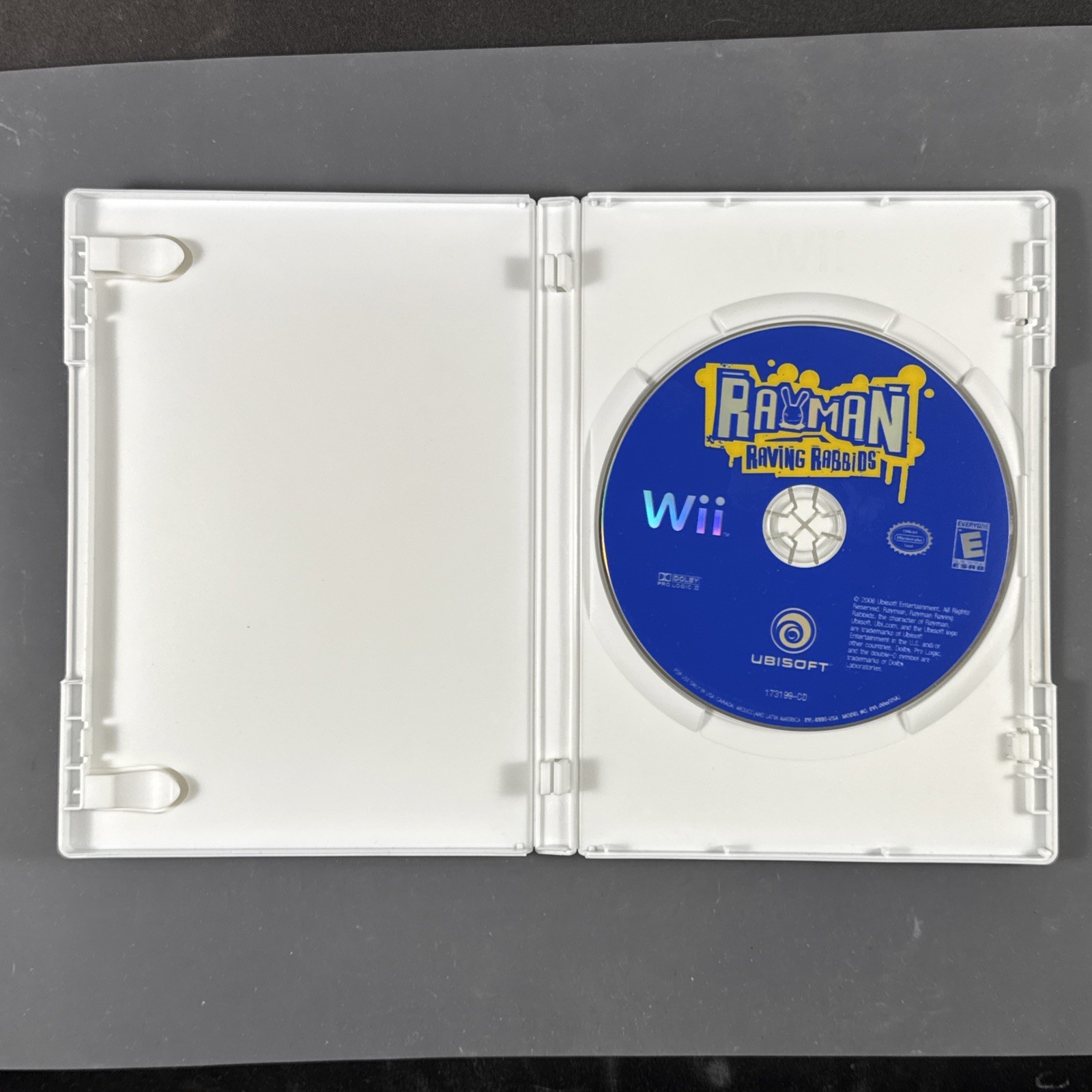 Rayman Raving Rabbids Nintendo Wii Game & Case Tested