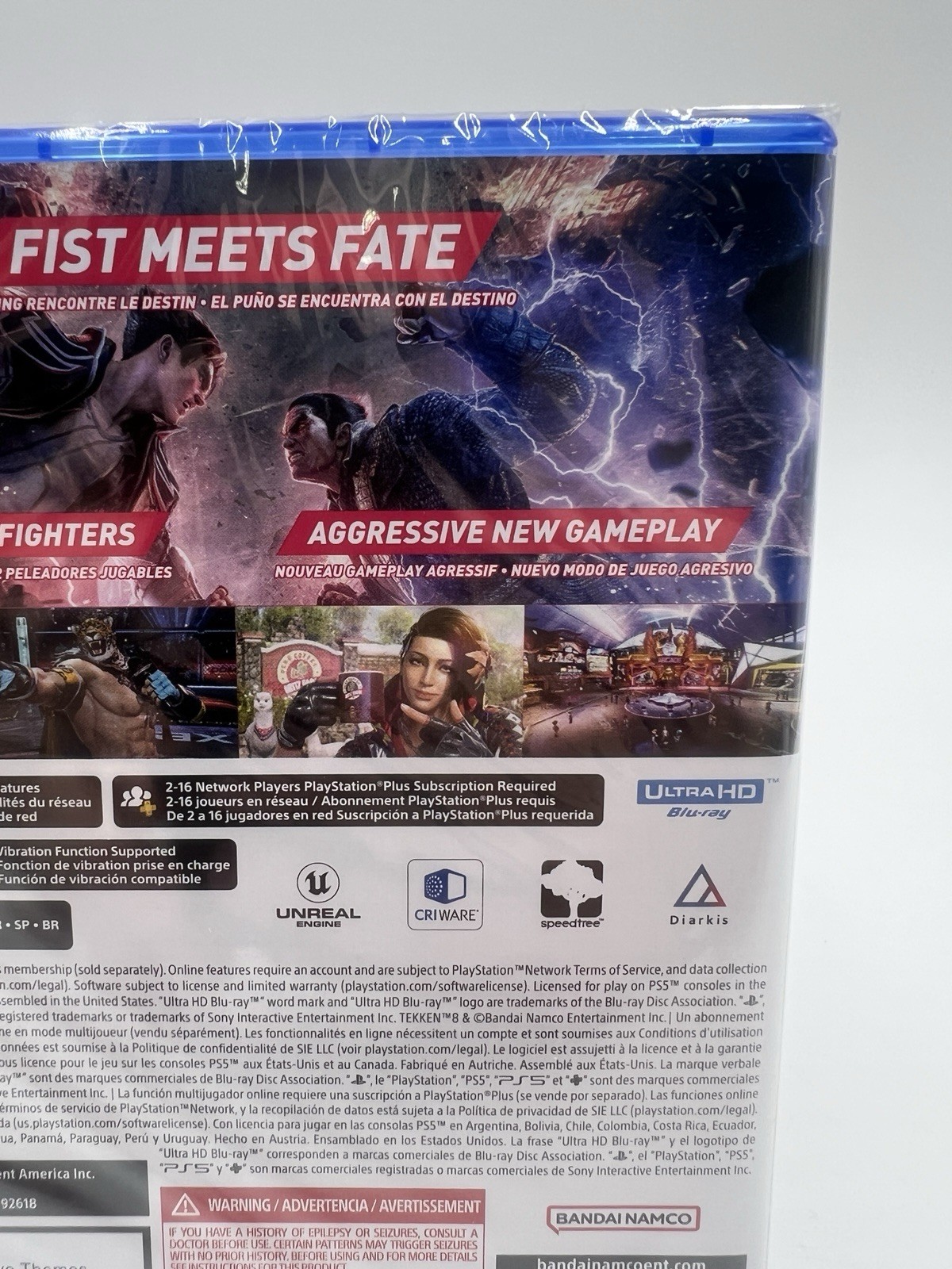Tekken 8 – Sony PlayStation 5 BRAND NEW FACTORY SEALED + EXTRA DIGITAL CONTENT