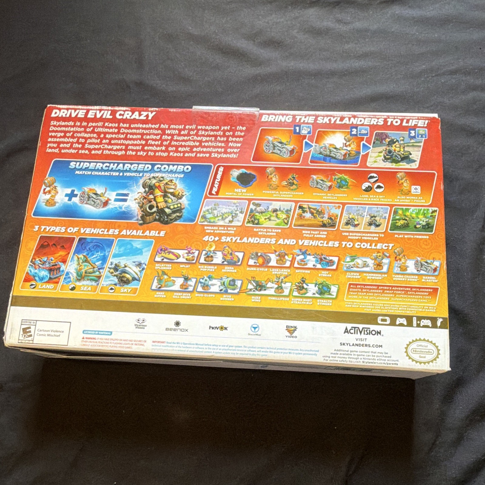 Activision Skylanders SuperChargers Starter Pack Turbo Charge Donkey Kong Wii U
