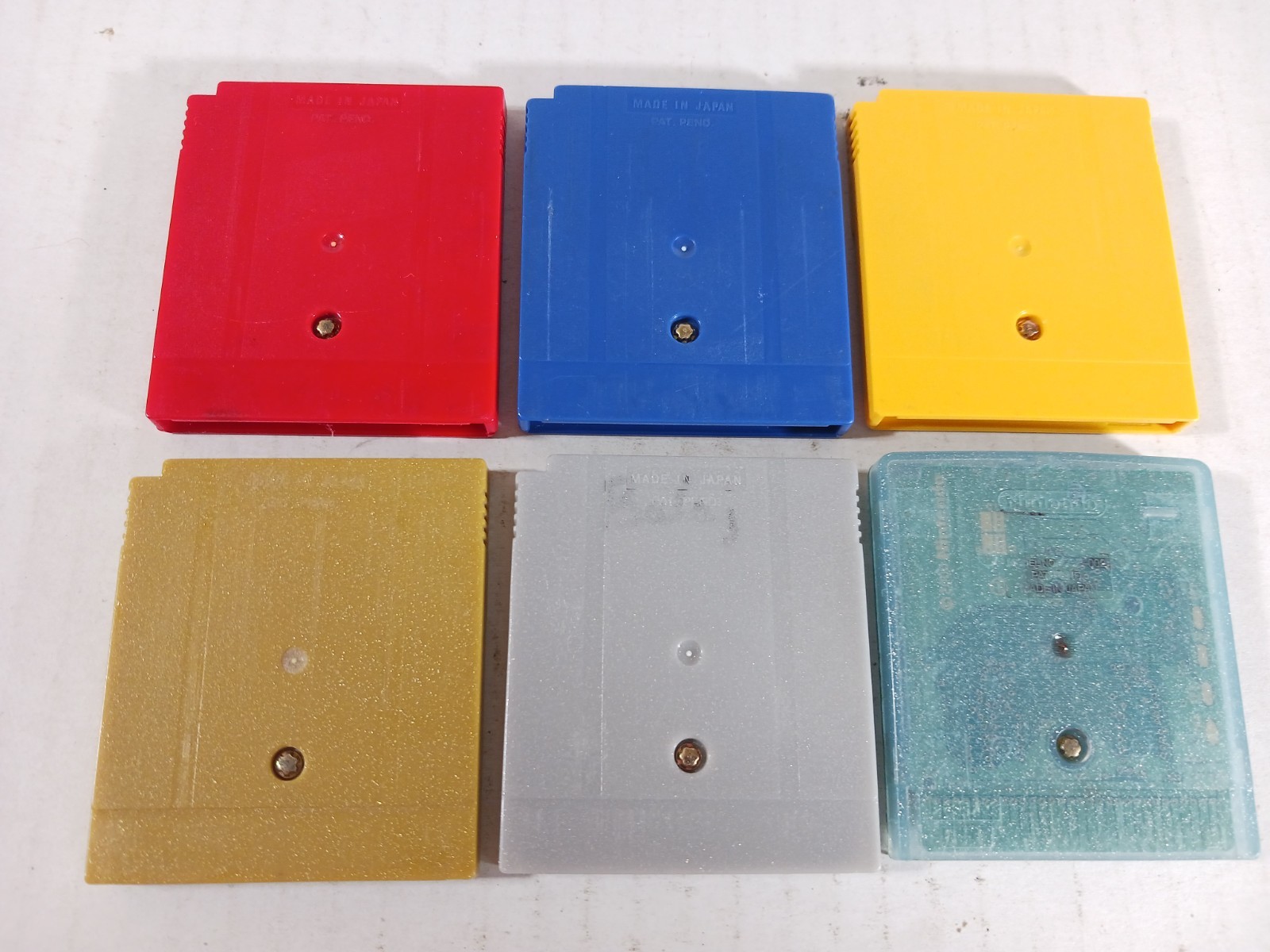 Pokemon Crystal Gold Silver Red Blue Yellow Authentic New Battery Nintendo Lot