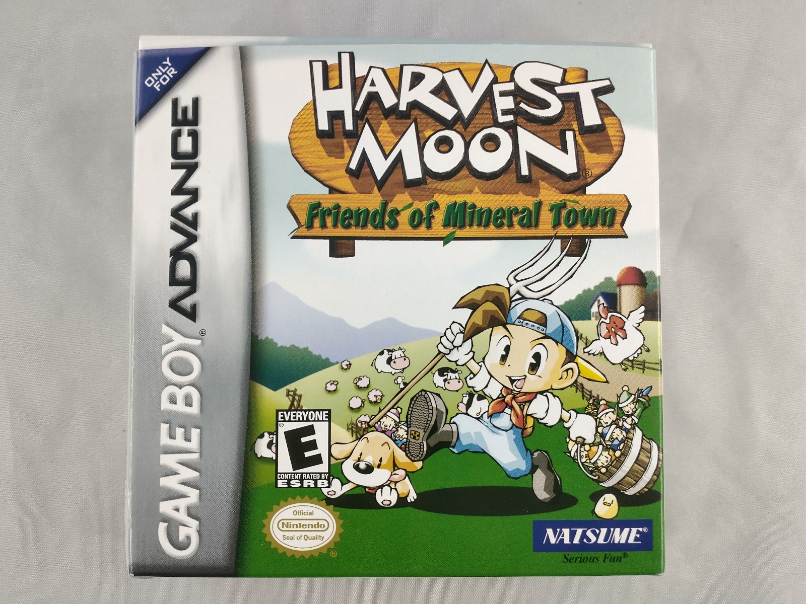 Harvest Moon Friends of Mineral Town GBA Box Manual Inserts Only – No Game
