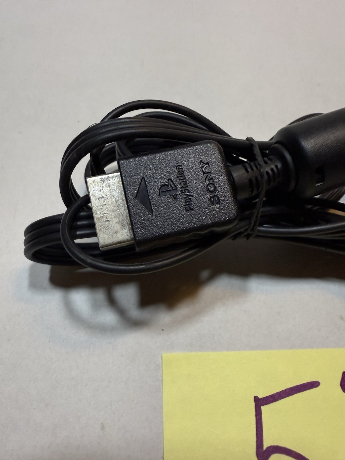 OEM Sony PlayStation A/V CABLE Connect Cord Genuine Composite 5’ft PS1 PS2 PS3
