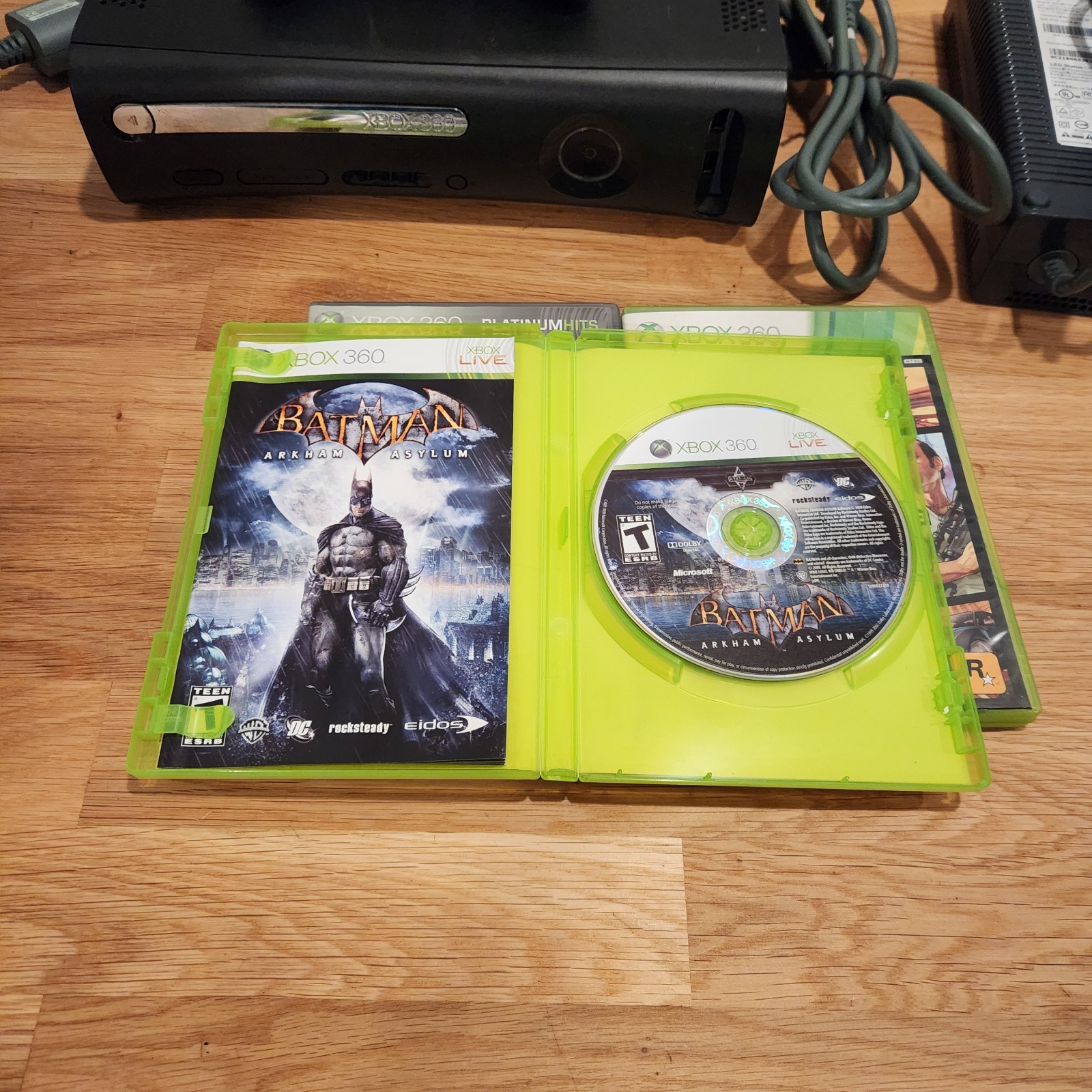 Xbox 360 Elite Black 120GB Console Bundle w/ 3 Games – Tested & Working