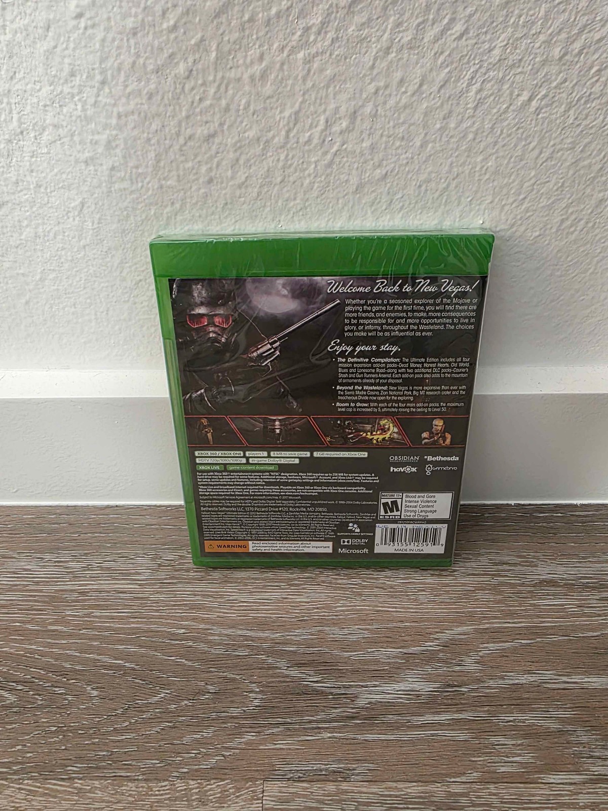 Fallout New Vegas Ultimate Edition XBOX ONE XBOX 360 Video Game New Sealed