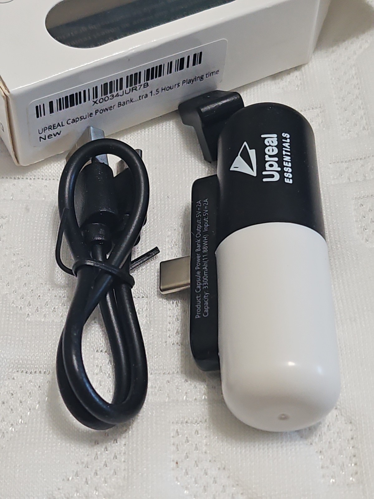 Battery Pack for Oculus Quest 1 &2, 3300Mah Rechargeable Power Bank for Oculus